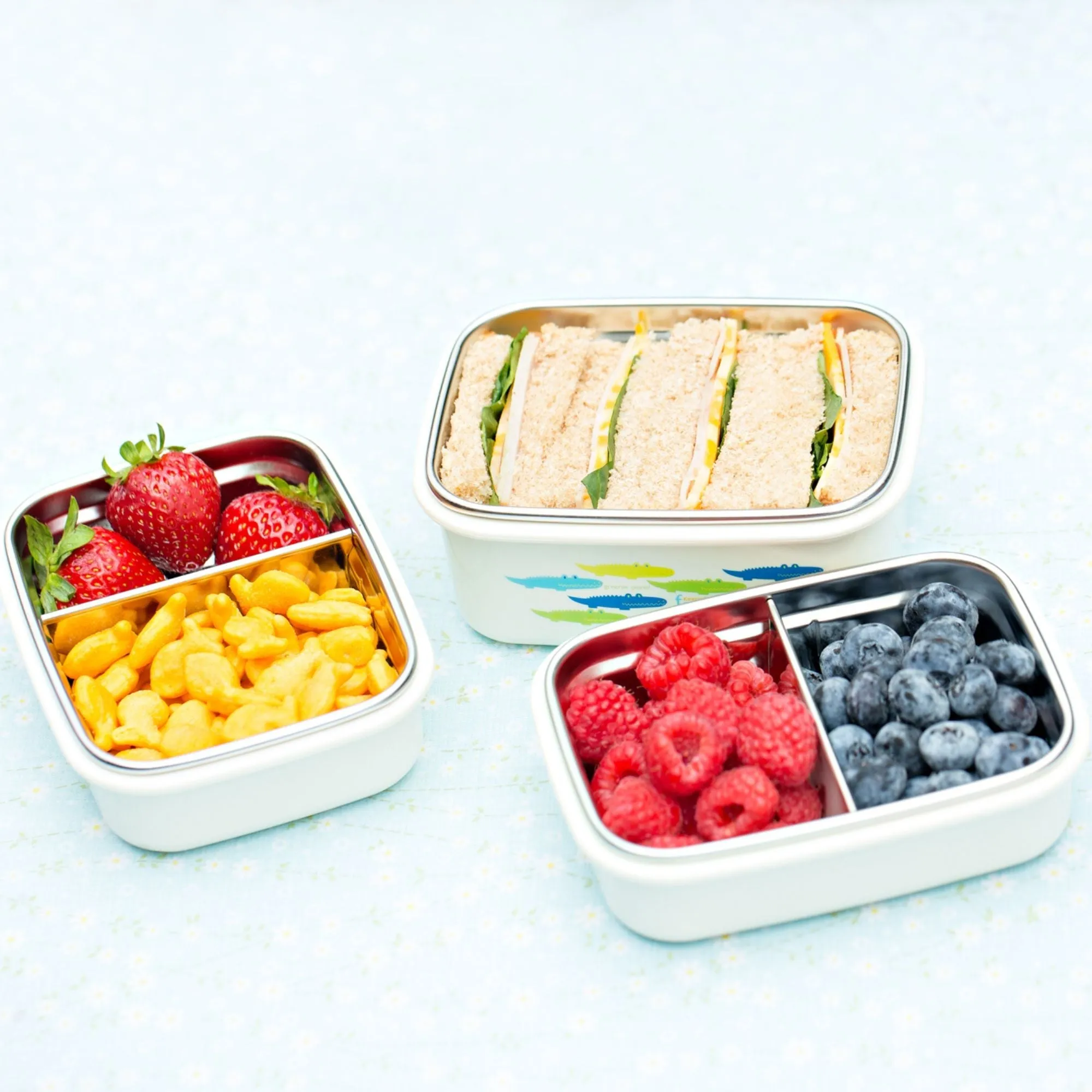 Stainless Divided Snackbox / 11 oz