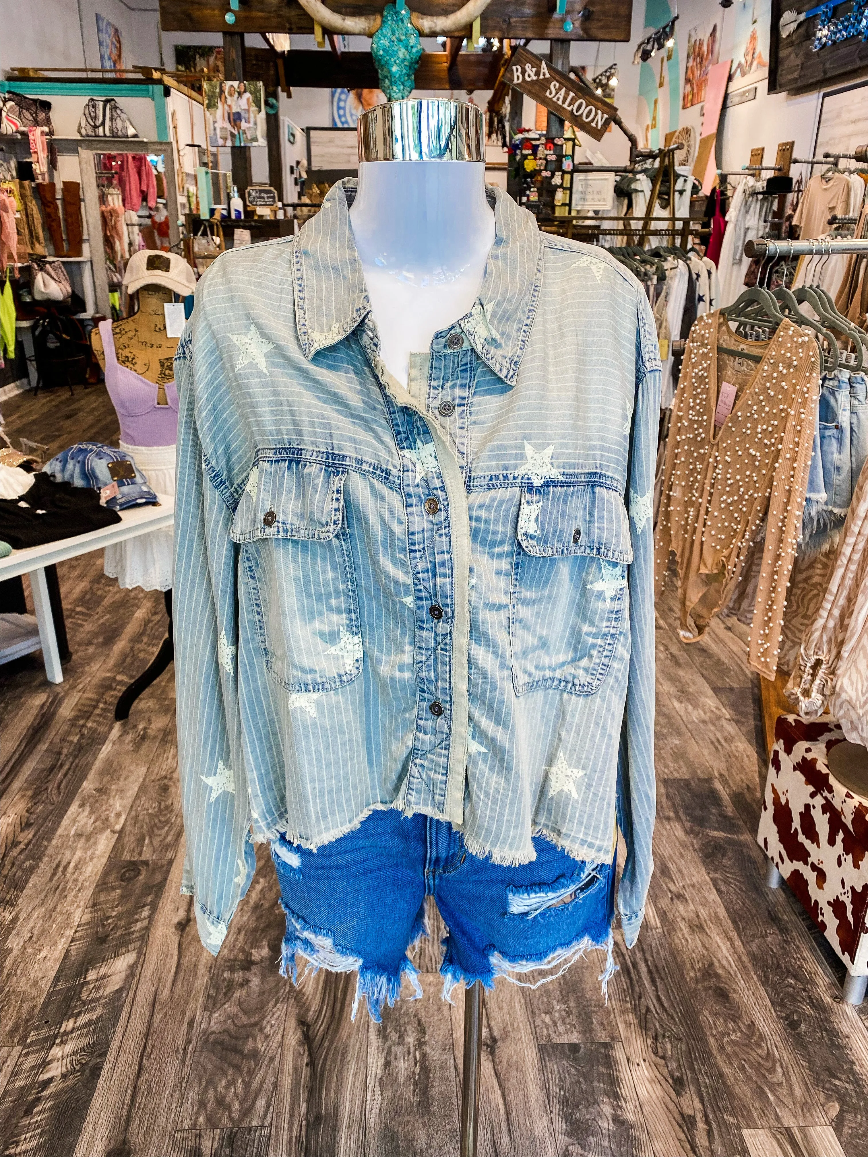 Star Blue Top