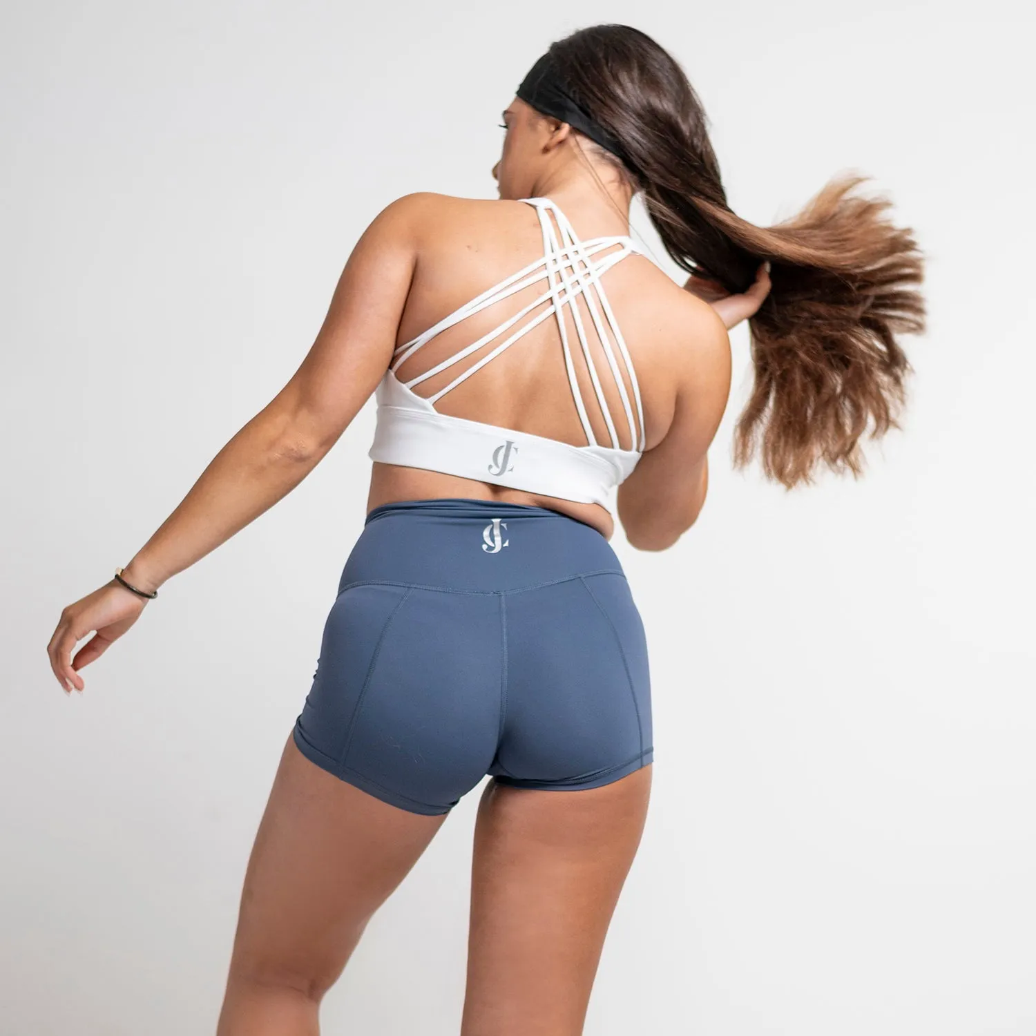 Stealth Gym Shorts 4" blue