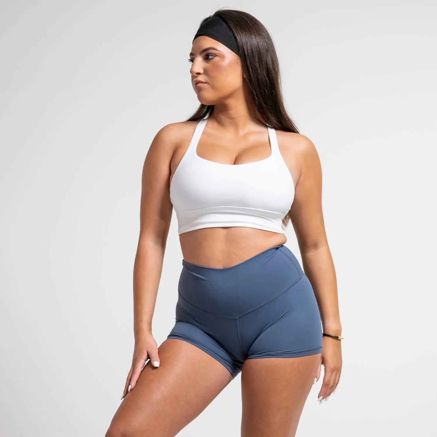 Stealth Gym Shorts 4" blue