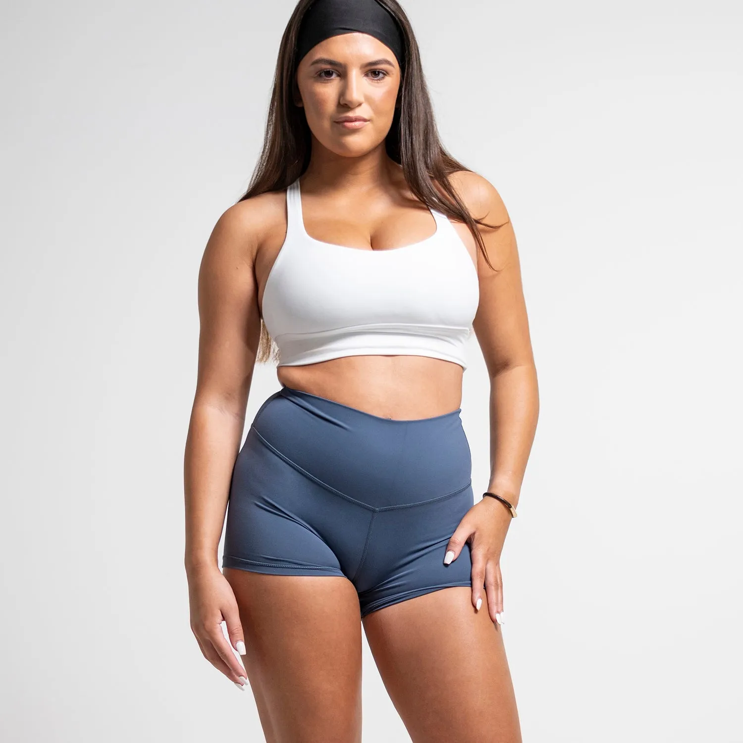 Stealth Gym Shorts 4" blue