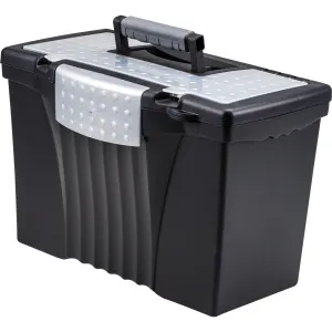 Storex Portable File Storage Box