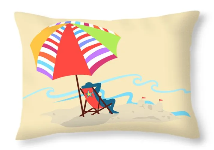 Summer Scene Heaven On Earth - Throw Pillow