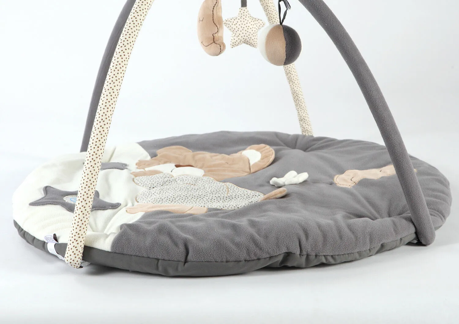Sumptuously Super Soft & Padded Baby Play Gym with 6 Sensory Toys | Activity Playmat