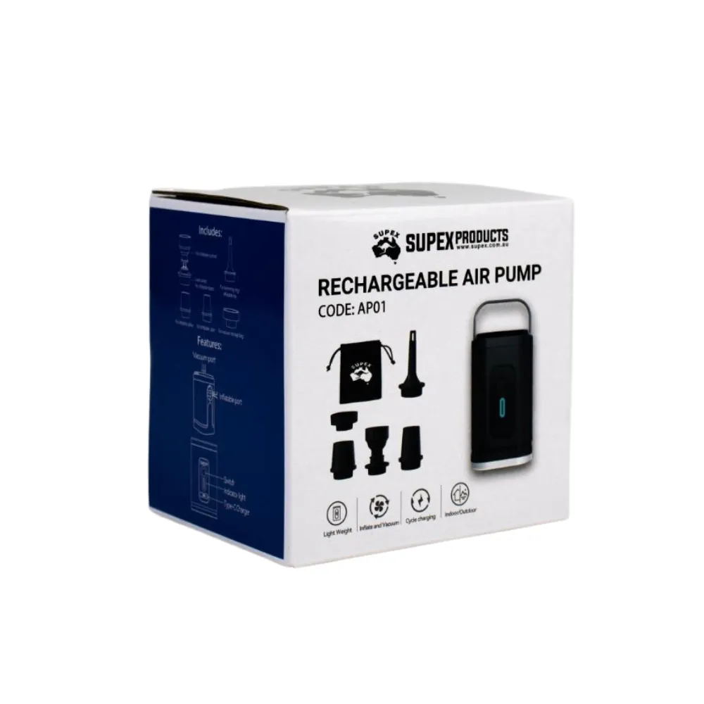 Supex Rechargeable Portable Air Pump