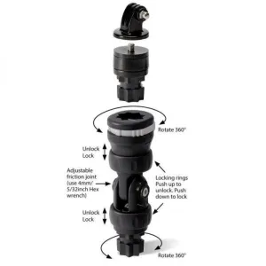 Suport camera video Railblaza R-Lock