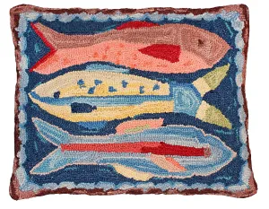 Swimming Fish Hooked Pillow