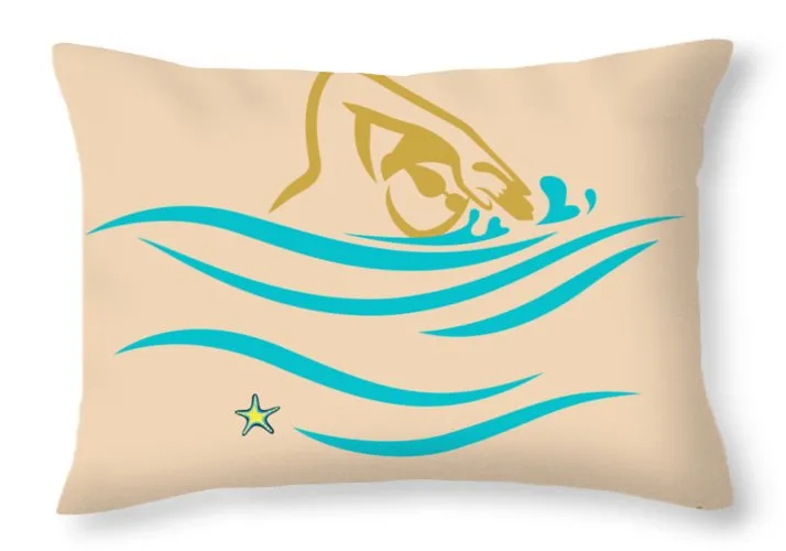 Swimming Heaven On Earth - Throw Pillow