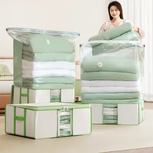 Taili Oxford Fabric Vacuum Storage Box - 15.5*65*50cm