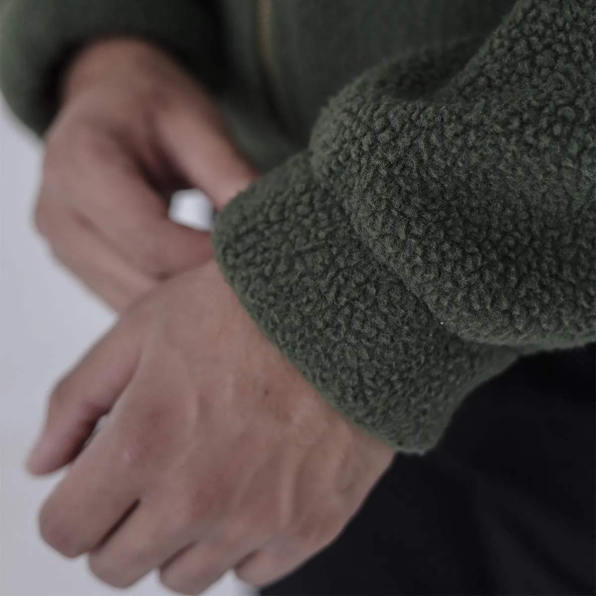 Teddy Jacket. Green