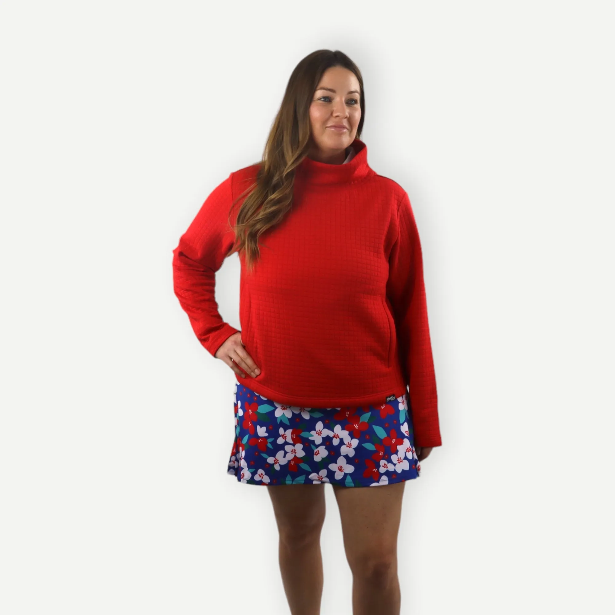 The Emma Quilted Pullover