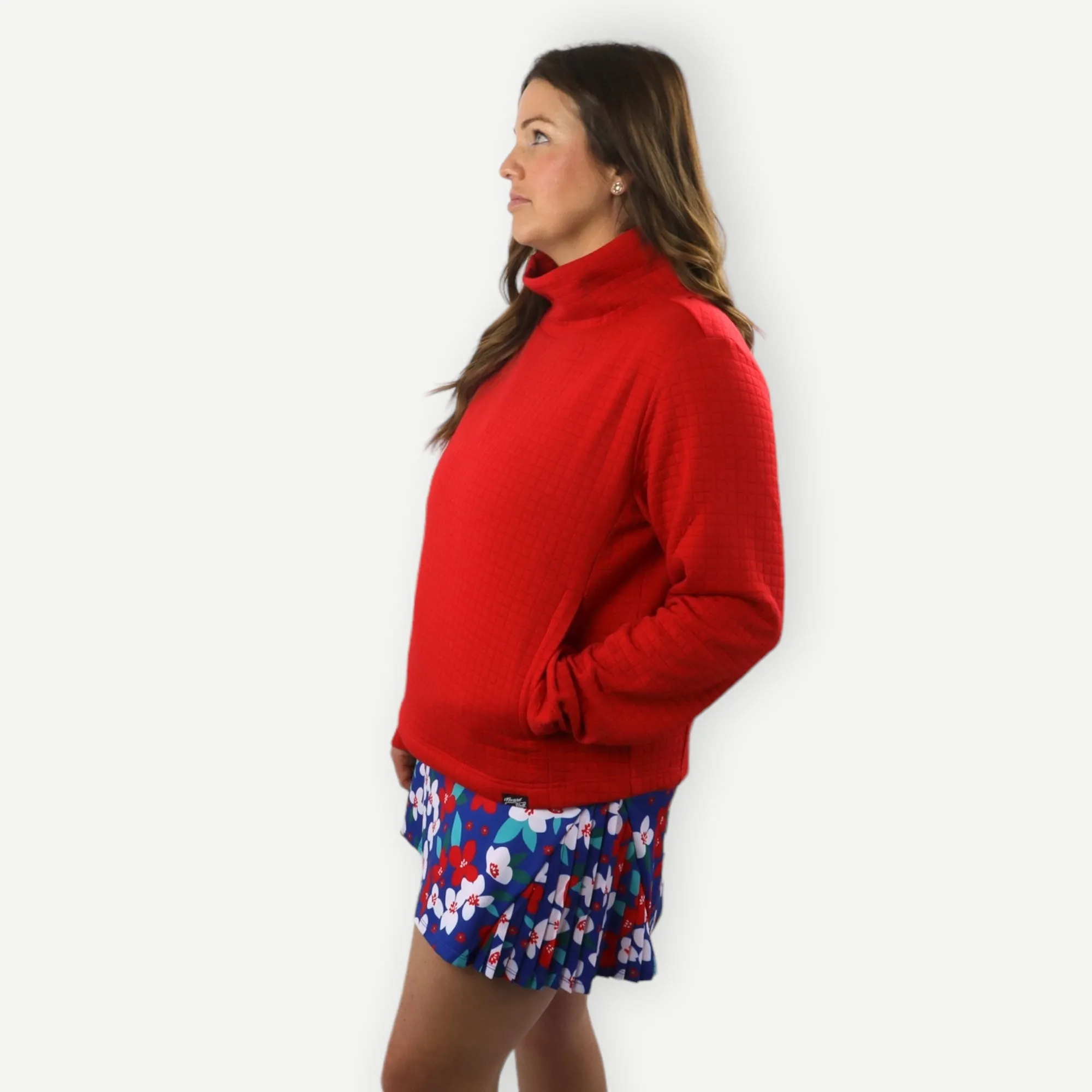 The Emma Quilted Pullover