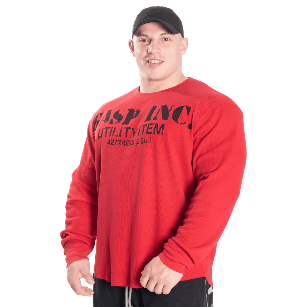 Thermal Gym Sweater - Chili Red