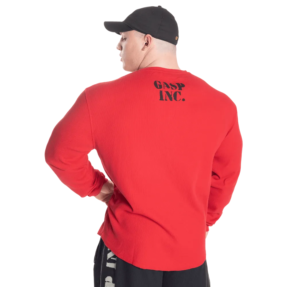 Thermal Gym Sweater - Chili Red