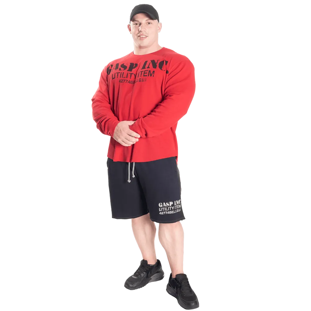 Thermal Gym Sweater - Chili Red