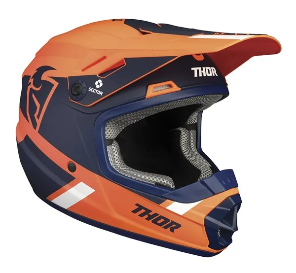 Thor Mx Sector Split Youth Helmet Orgnav S22 Y