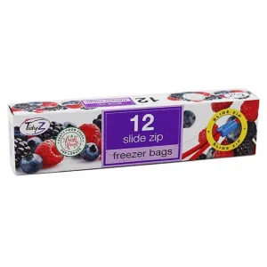 TidyZ Freezer Bag 12 Slide Zip