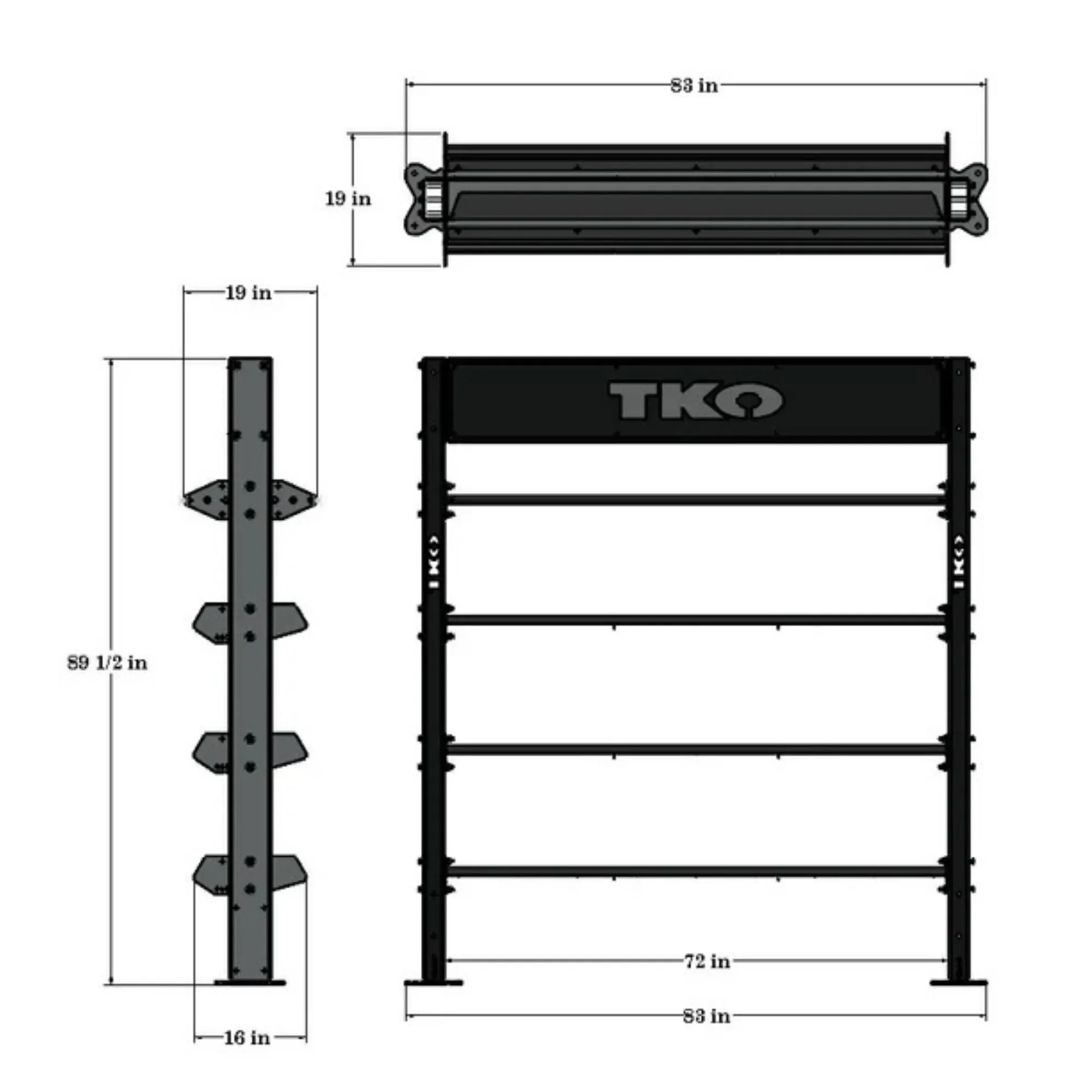 TKO Single Storage Bay XL DB-SSB-872