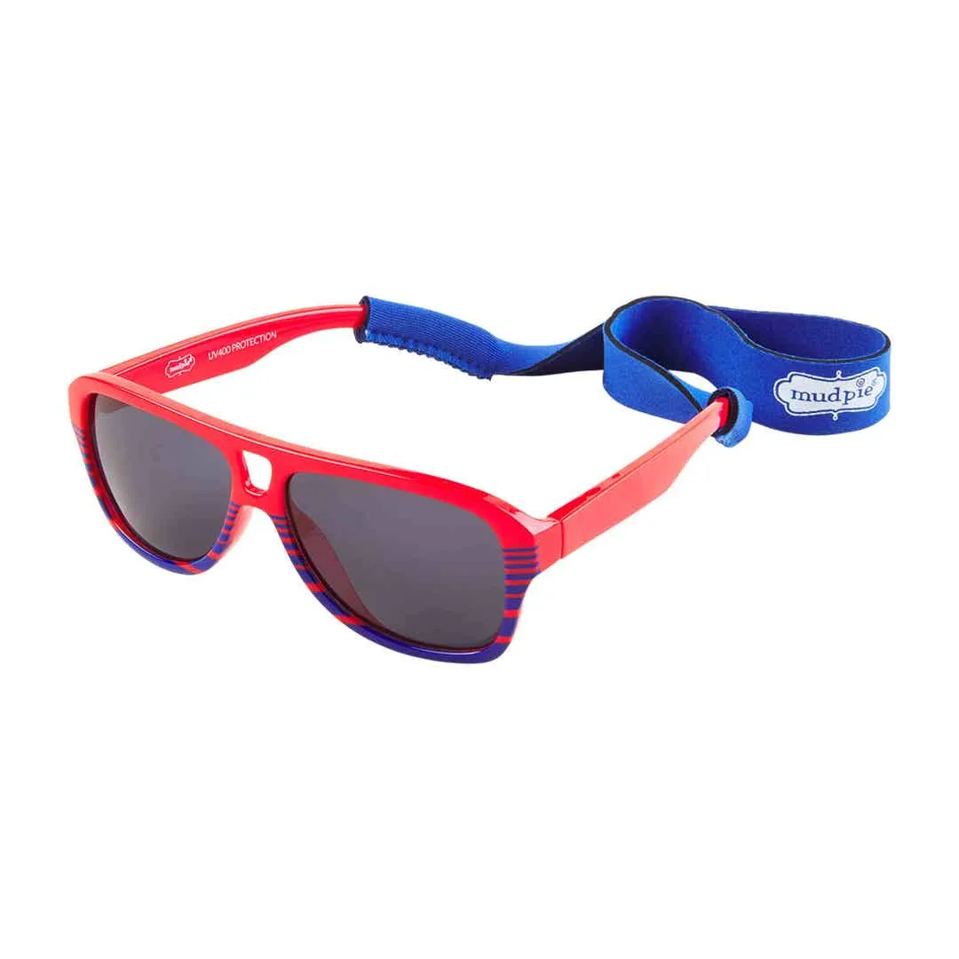 Toddler Boy Sunglasses & Strap Sets