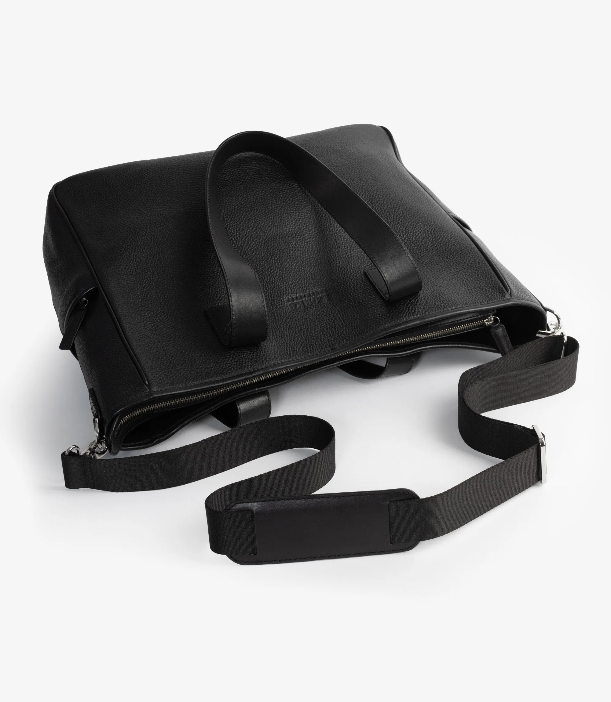 Tote Bag Black Grain