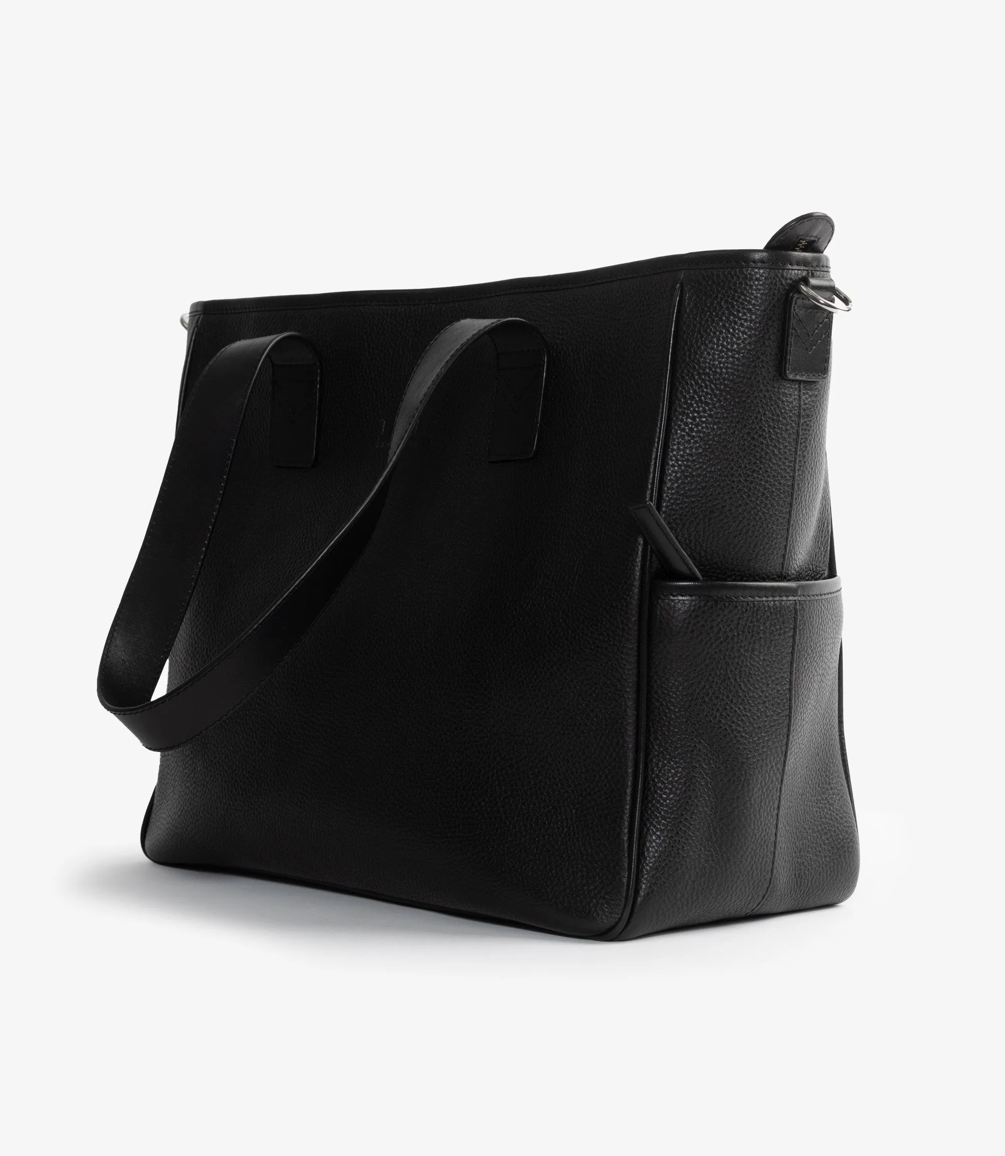 Tote Bag Black Grain