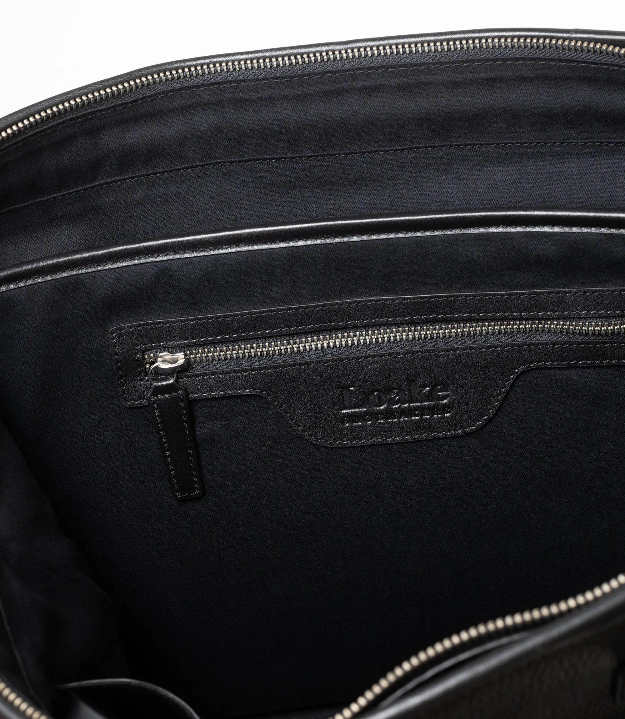 Tote Bag Black Grain