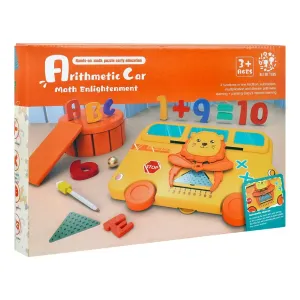 Toys Arithmetic Car Math Enlightenment & Portable Storage, For 3  Years
