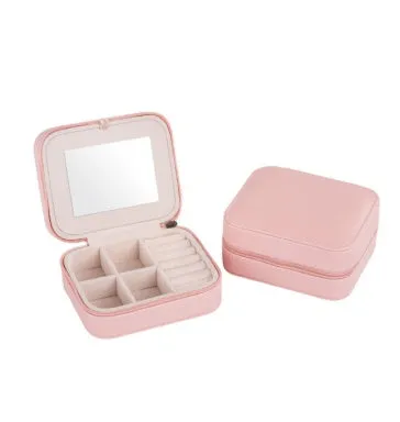 Travel Portable Jewelry Box Earring Storage Box