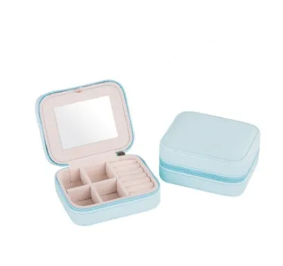 Travel Portable Jewelry Box Earring Storage Box