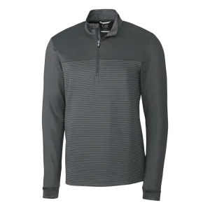 Traverse Stripe Stretch Quarter Zip Mens Pullover