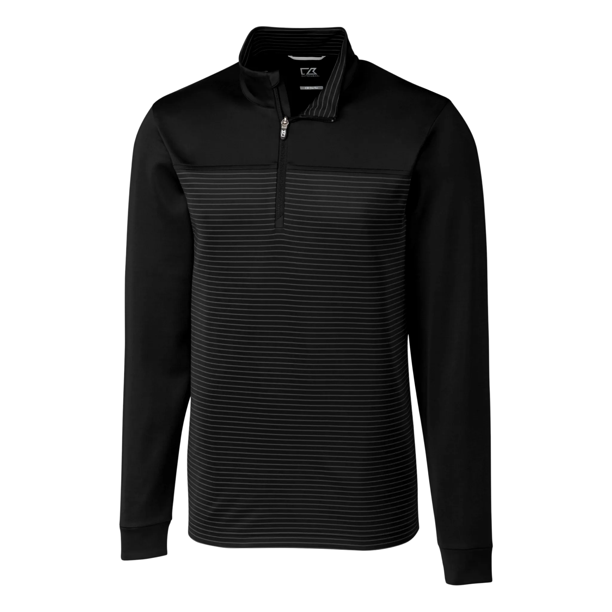 Traverse Stripe Stretch Quarter Zip Mens Pullover