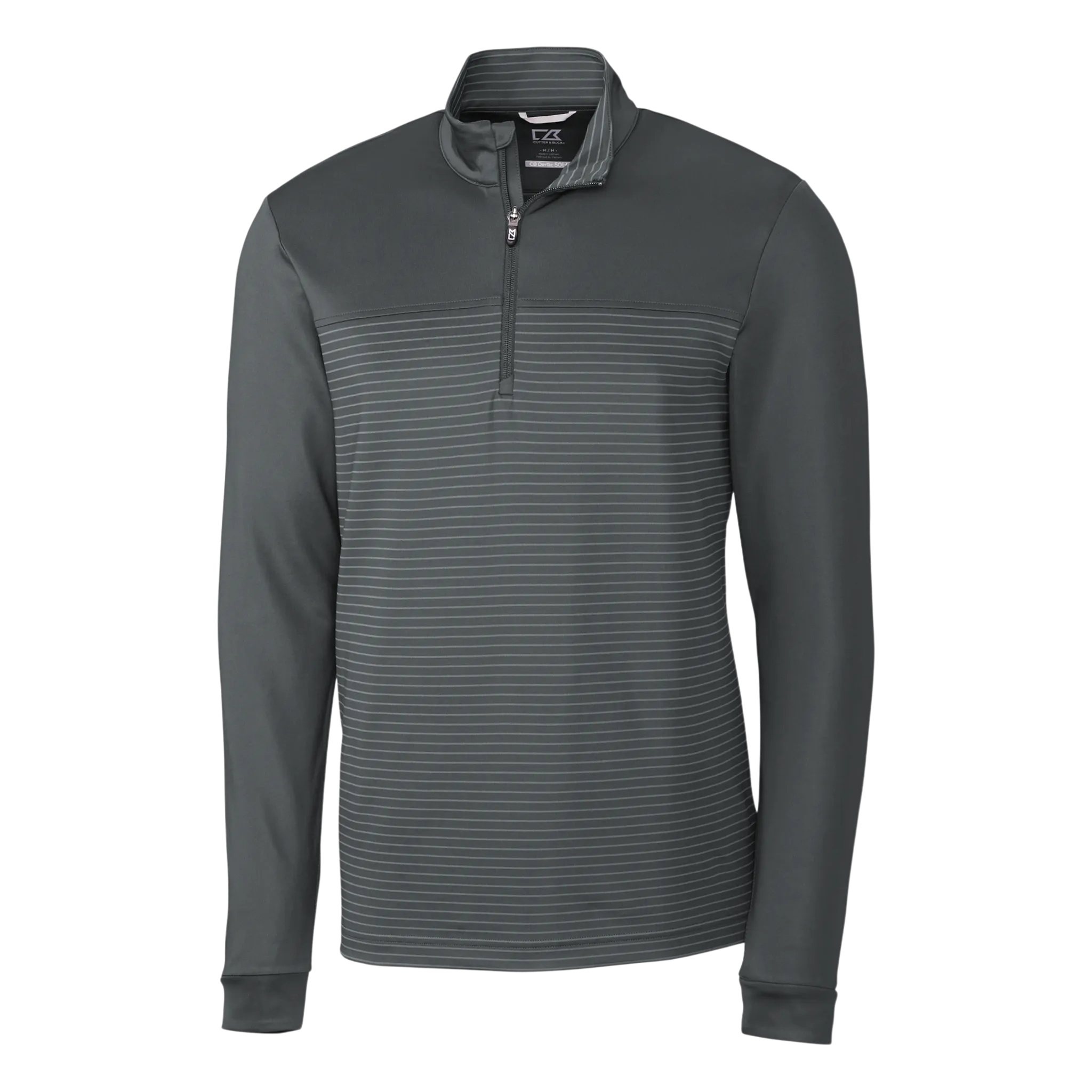 Traverse Stripe Stretch Quarter Zip Mens Pullover