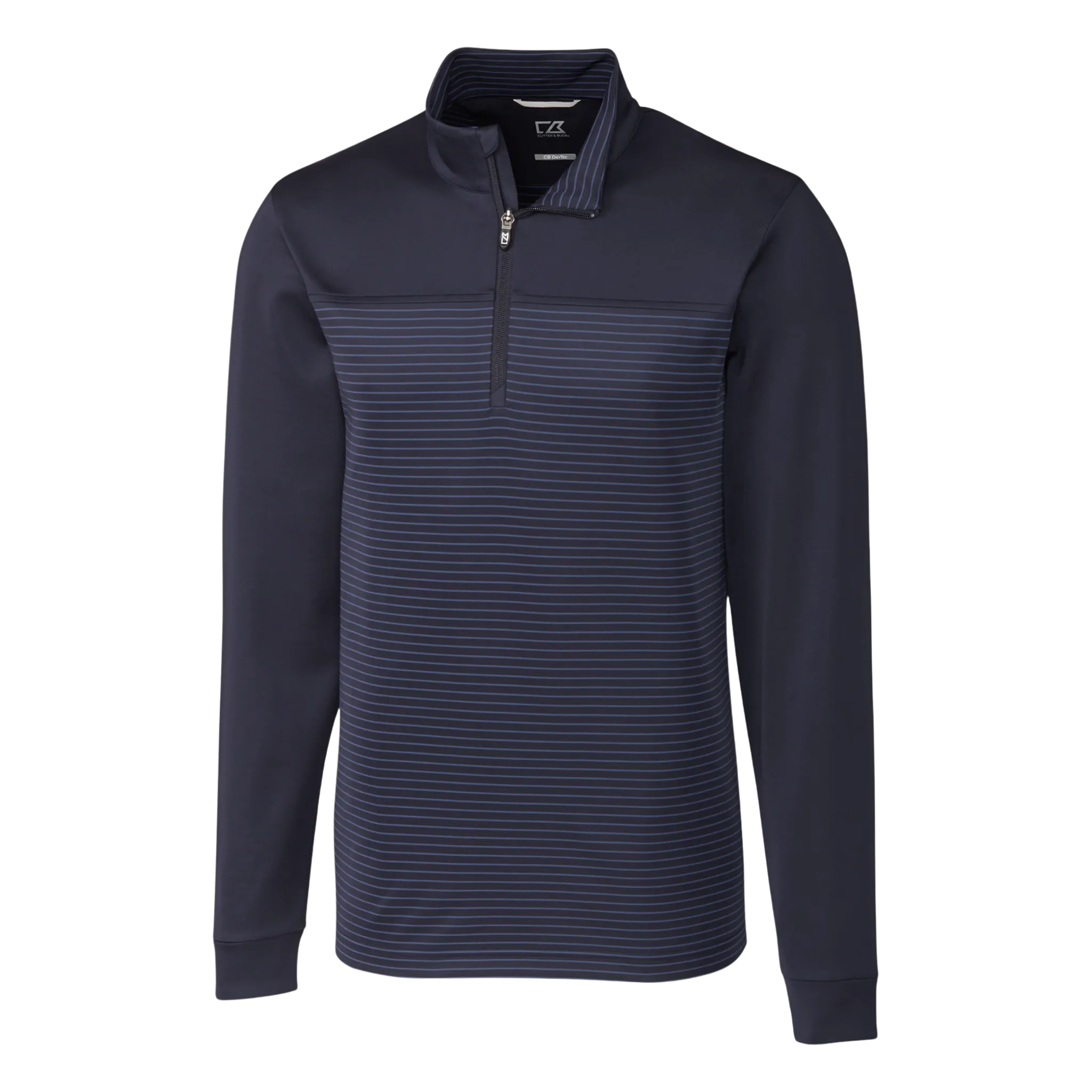 Traverse Stripe Stretch Quarter Zip Mens Pullover