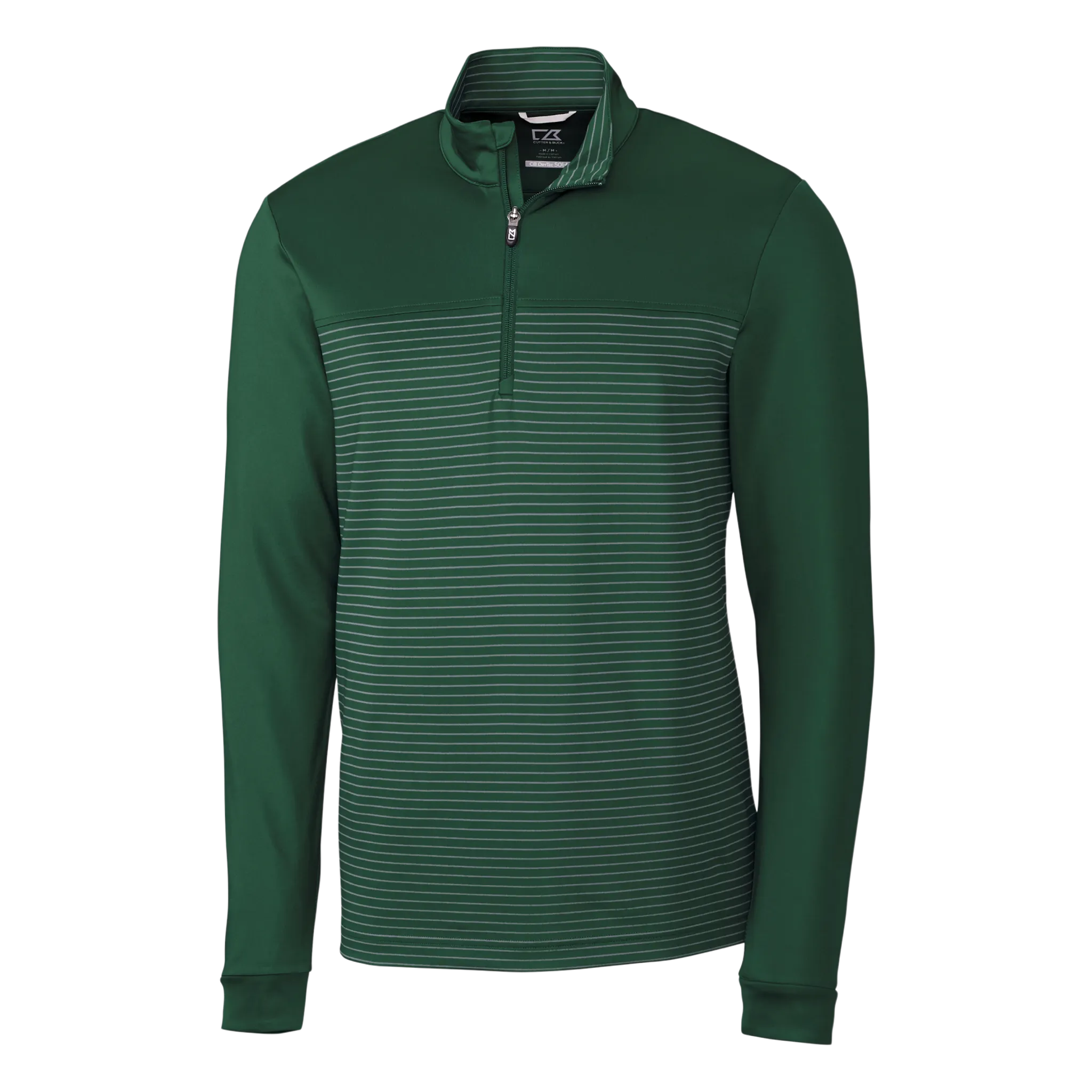 Traverse Stripe Stretch Quarter Zip Mens Pullover