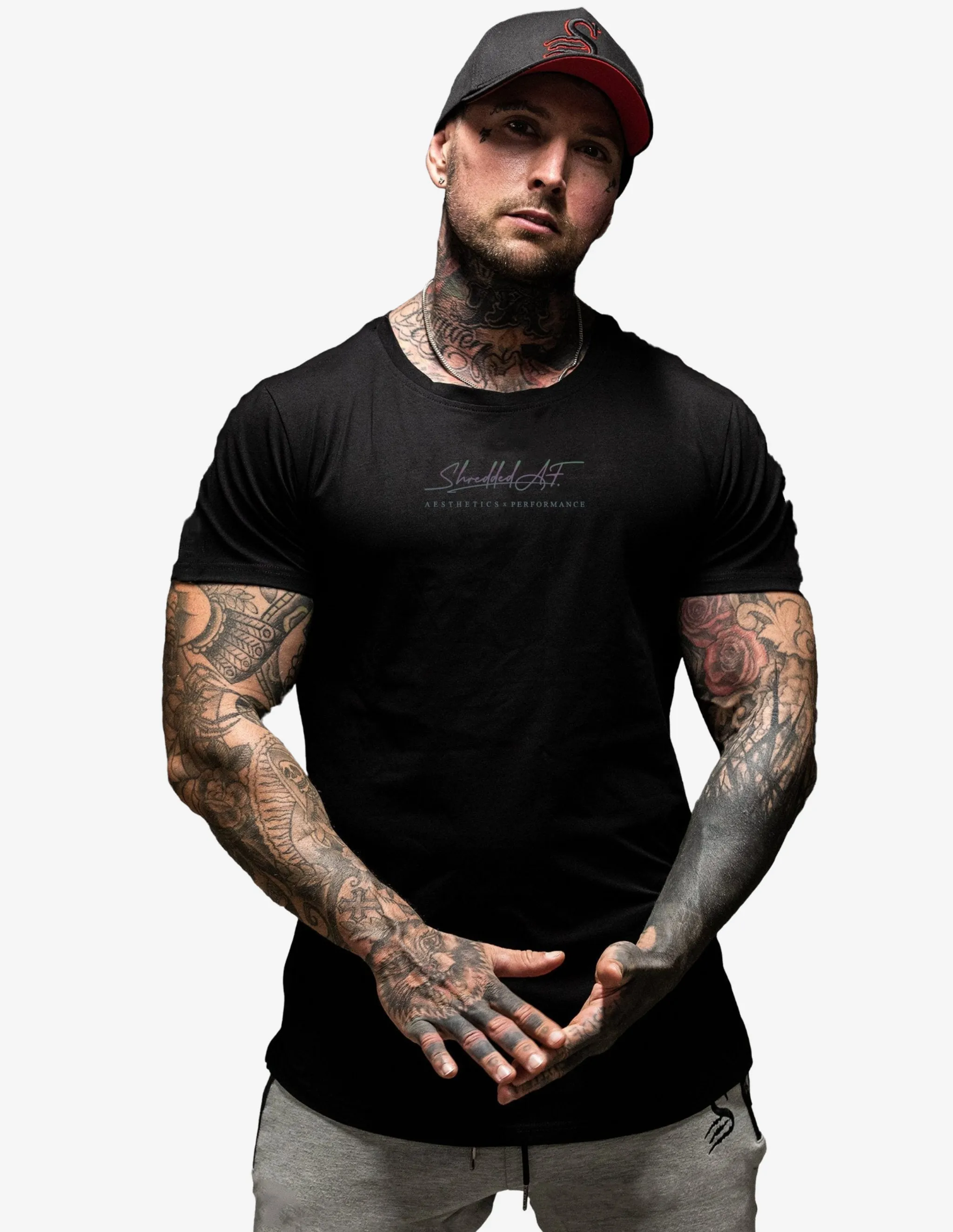 Trip Reflective Gym T-shirt - Black