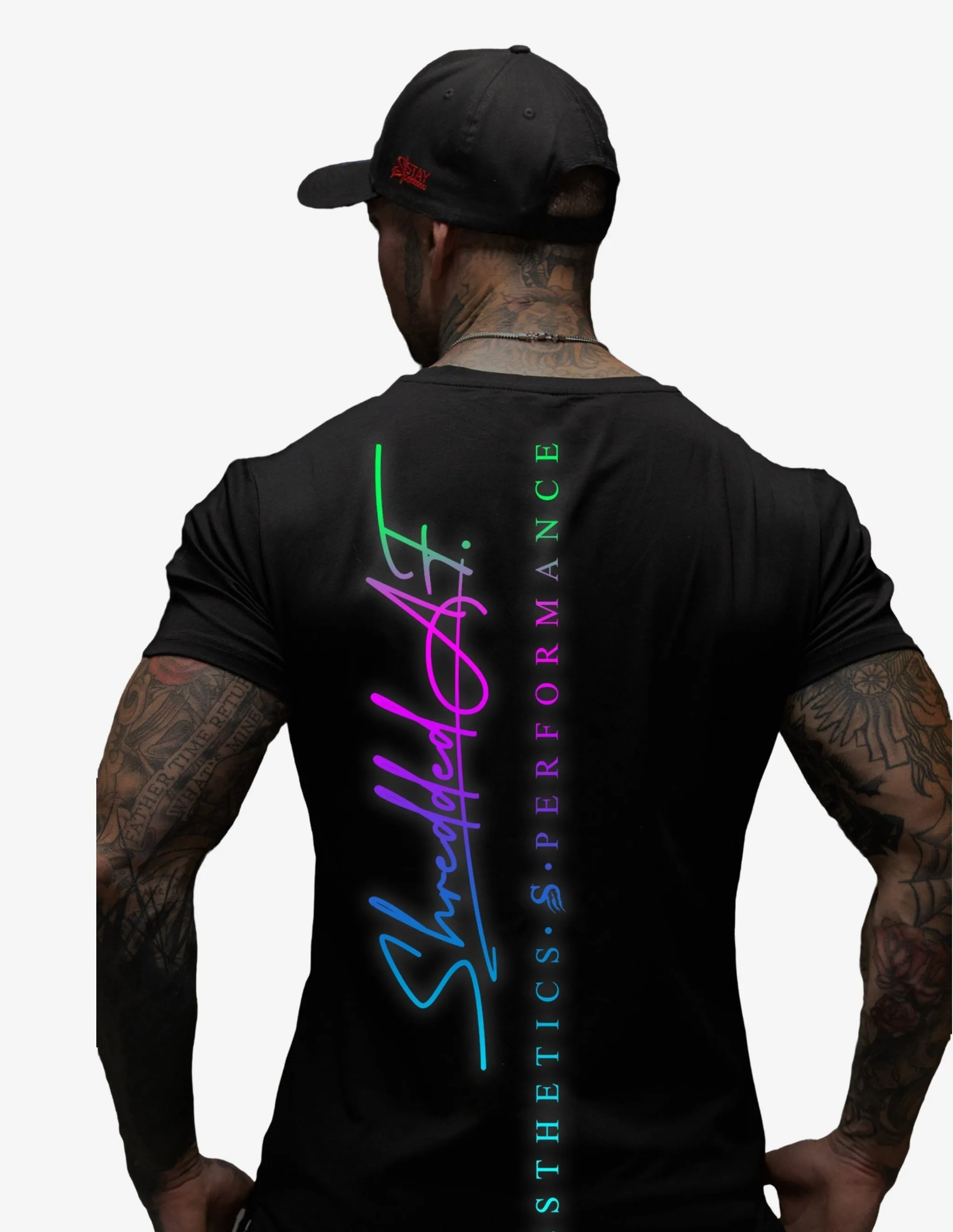 Trip Reflective Gym T-shirt - Black
