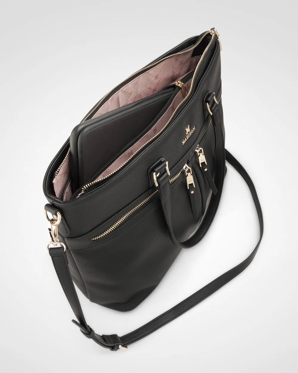 Trish Laptop Tote Work Bag   Aztec Strap