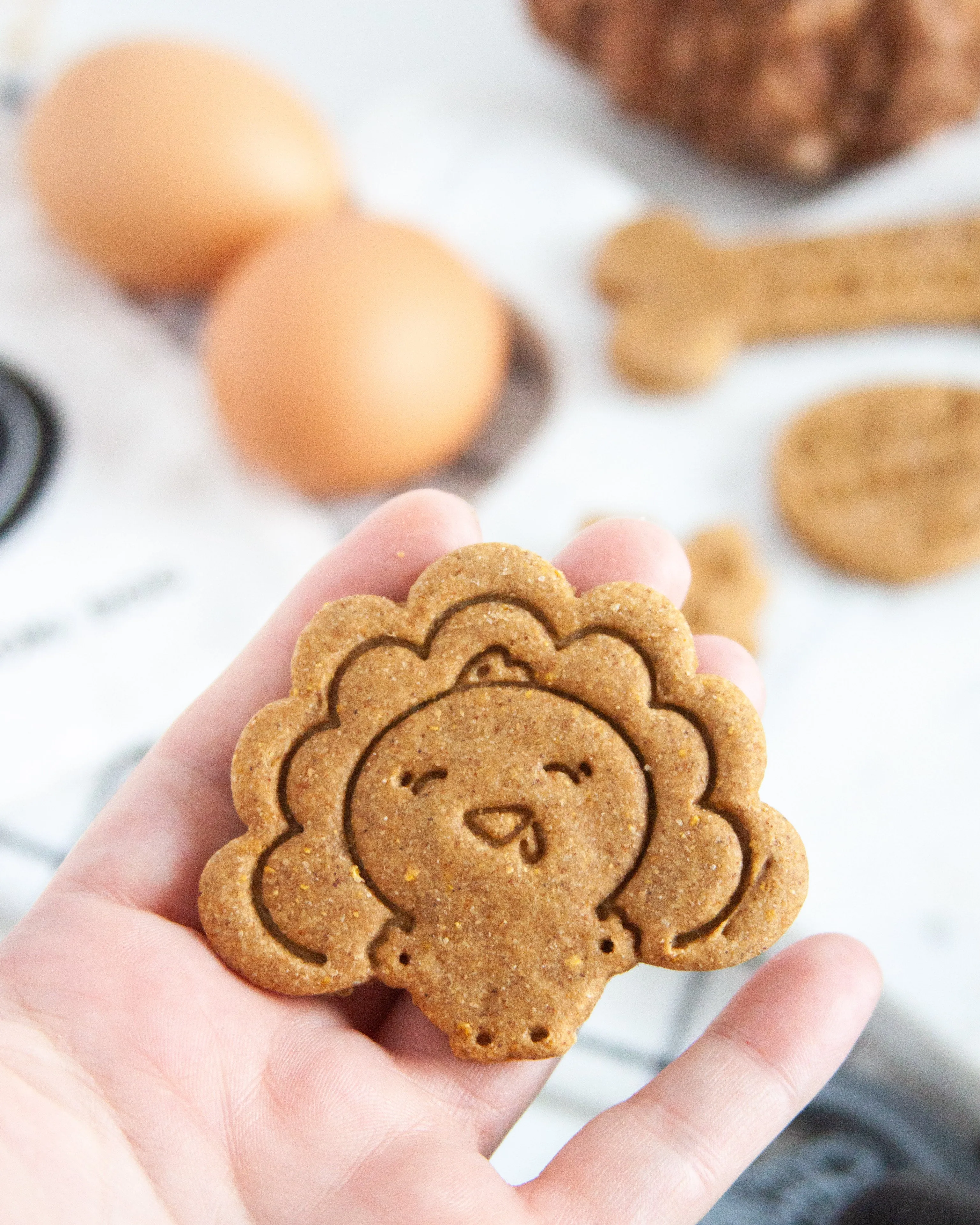 Turkey Shaped Dog Biscuit Cookie Cutter