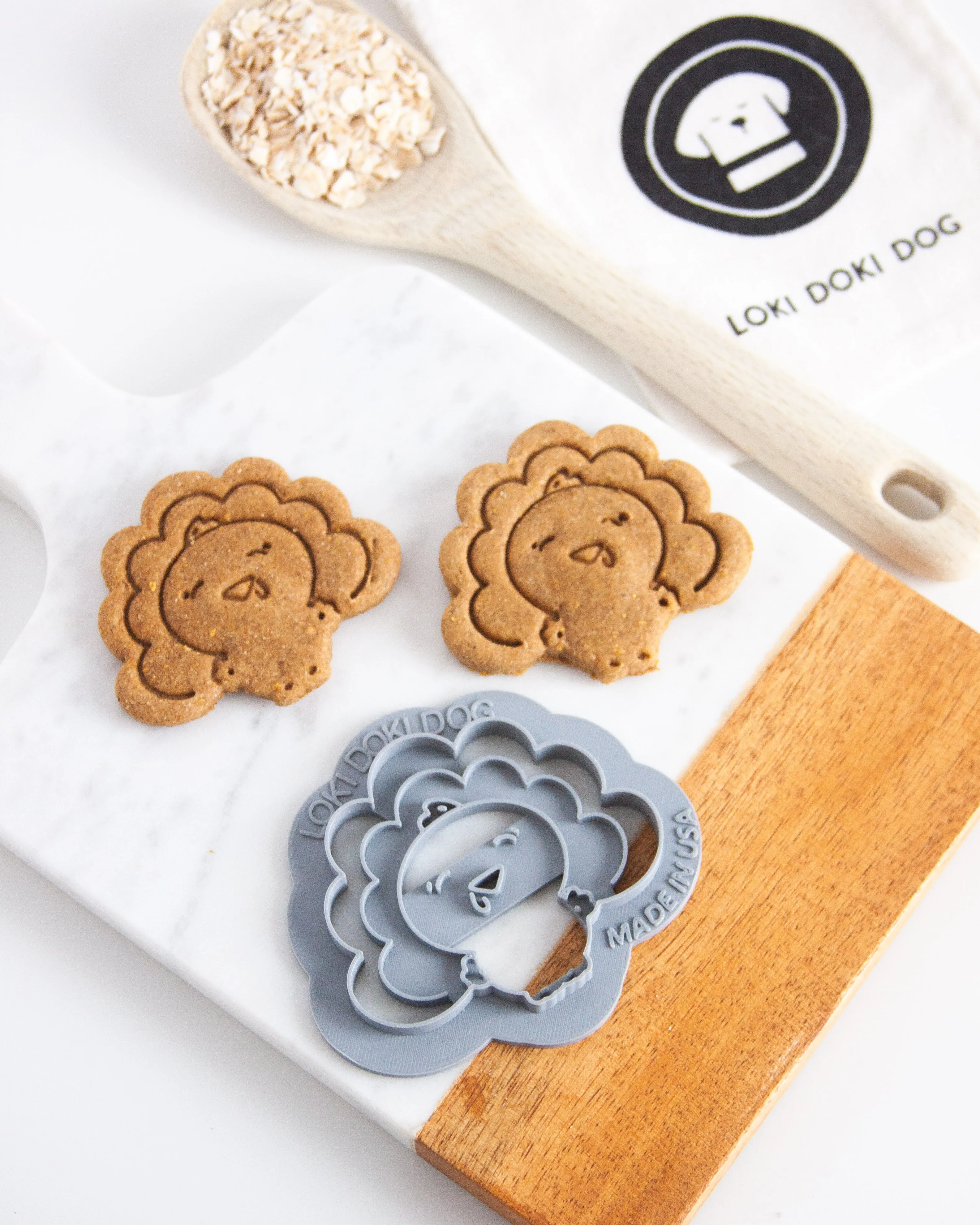 Turkey Shaped Dog Biscuit Cookie Cutter