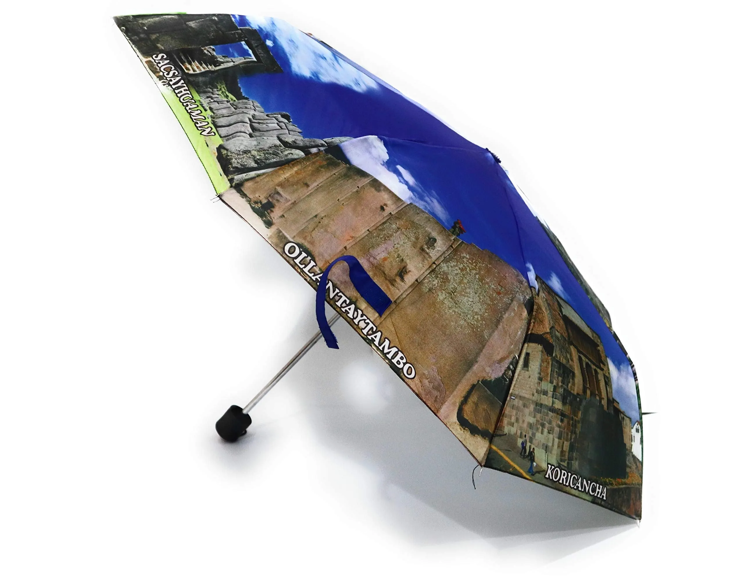 Umbrella Printed Cusco, Peru Archeological Sites. Inca Culture design. 100% Polyester