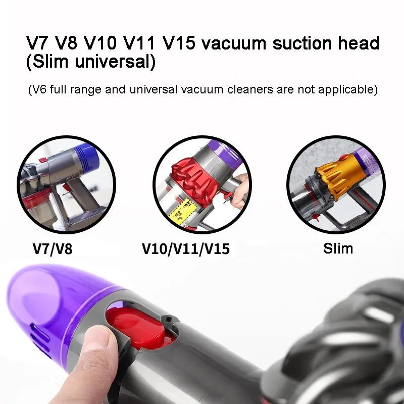 Universal Vacuum Suction Nozzle Brush Head For Dyson V7-V15
