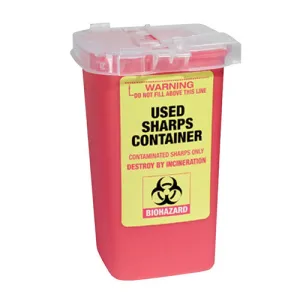 Used Sharps Container