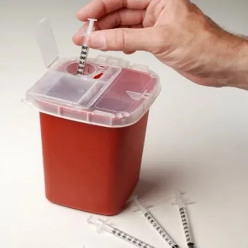 Used Sharps Container