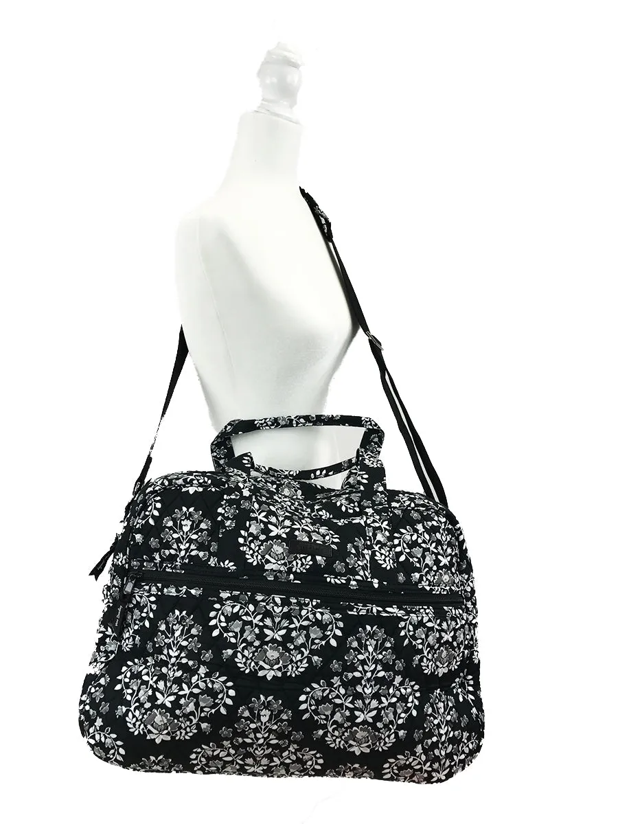 Vera Bradley Medium Traveler Bag in Chandelier Noir