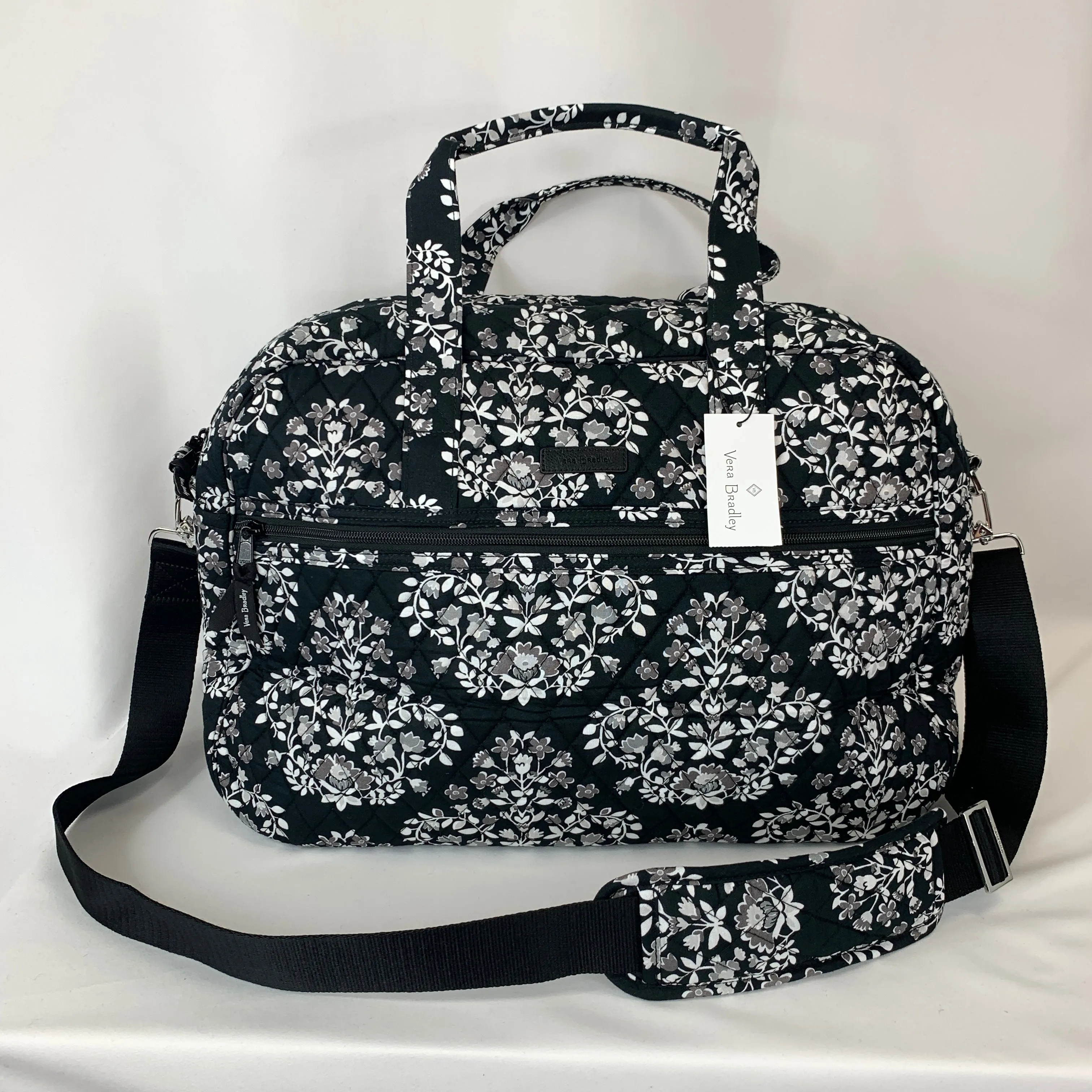Vera Bradley Medium Traveler Bag in Chandelier Noir