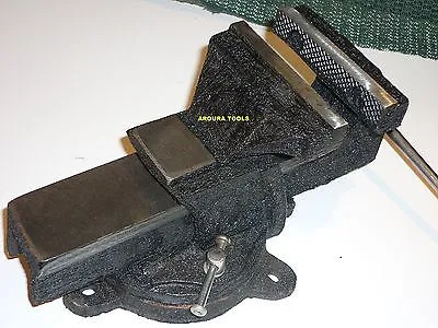 VICE BENCH TYPE 100 mm / 4"  STEEL WITH SWIVEL BASE AND ANVIL- NEW IN BOX