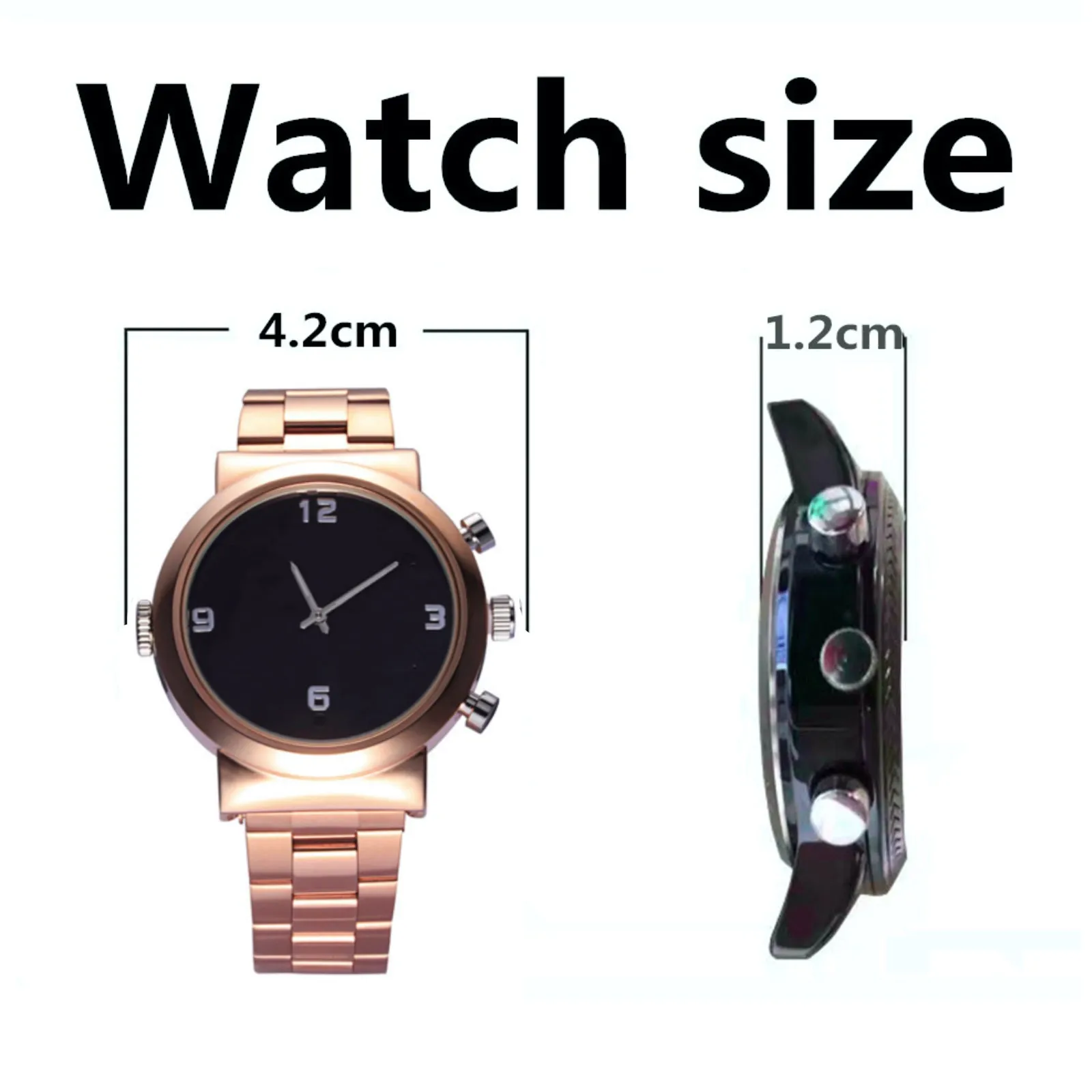 Video Watch Camera 1080p Full HD Video/Audio Recorder 12MP Photo 32GB Memory