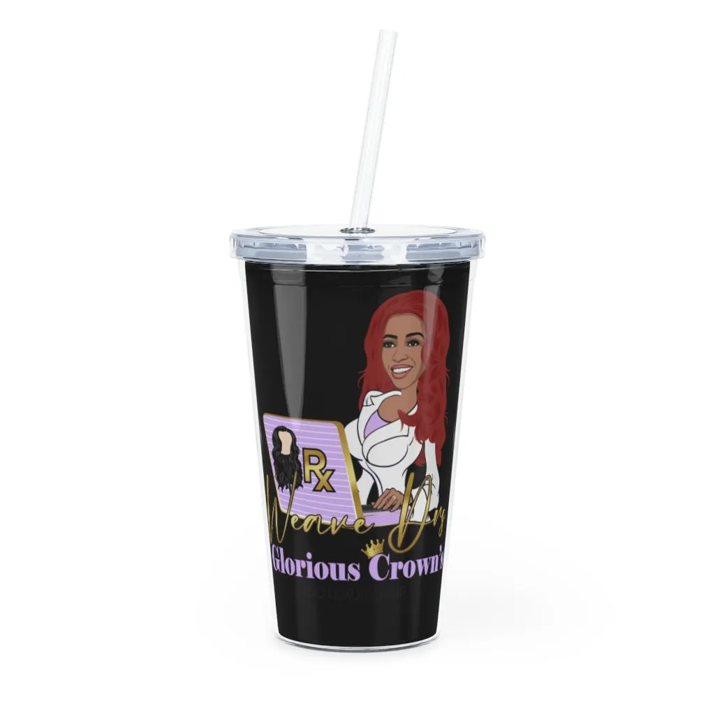 WDR Plastic Tumbler with Straw