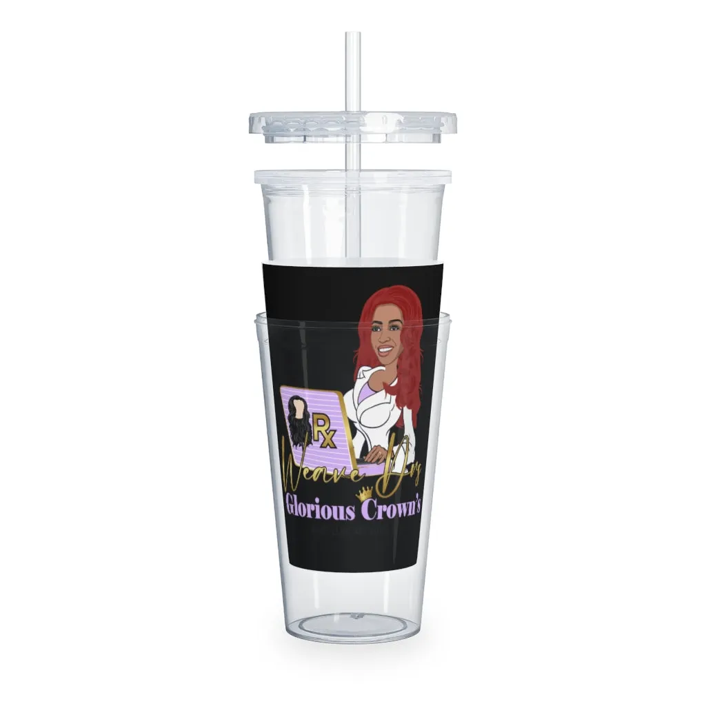 WDR Plastic Tumbler with Straw