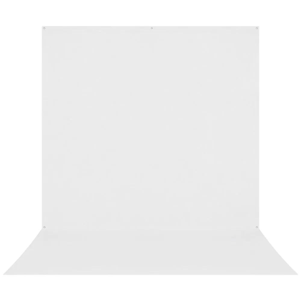 Westcott X-Drop Fabric Backdrop Sweep | High-Key White, 8 x 13'